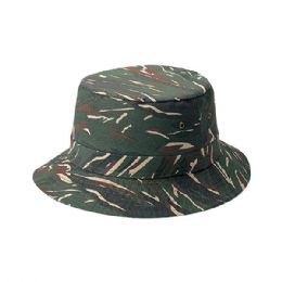 24 Bulk Camouflage Twill Hunting Hat FOREST.CAMO