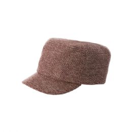 24 Bulk Wool Fashion Fitted Engineer Cap MAROON