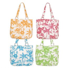 24 Bulk Print Canvas Tote Bag ASSORT