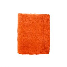 24 Bulk Cotton Terry Cloth Wristband ORANGE