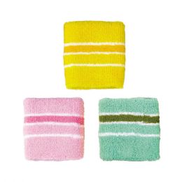 24 Bulk Cotton Terry Cloth Wristband STD