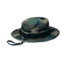 24 Bulk Camouflage Twill Hunting Hat CAMO-L