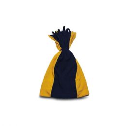 24 Bulk Fleece Winter Hat NVY-GOLD