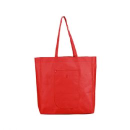 24 Bulk 100gram Non Woven Tote Bag RED