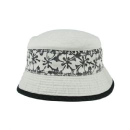 24 Bulk Cotton Twill Washed Bucket Hat PTY-BLK-58