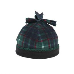 24 Bulk Fleece Winter Hat D.GRN