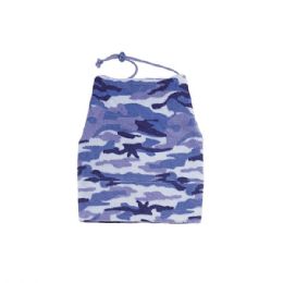 24 Bulk Camo Fleece Hat L.BLUE