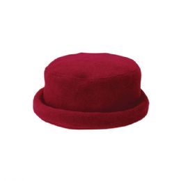 24 Bulk Fleece Winter Cap RED