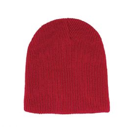 24 Bulk Slouched Beanie RED