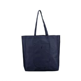 24 Bulk 100gram Non Woven Tote Bag NAVY