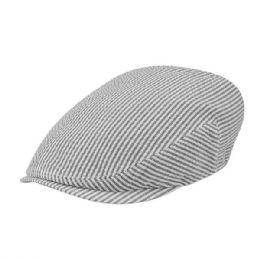 24 Bulk Seersucker Ivy Cap BLACK-ML