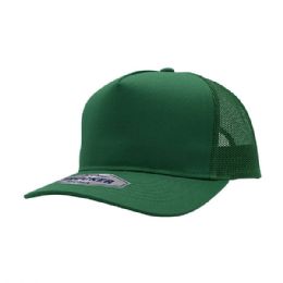 24 Bulk Cotton Twill Trucker Cap KELLY