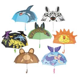 30 Bulk 30pc Pop Up 3d Child Umbrella Assortment
