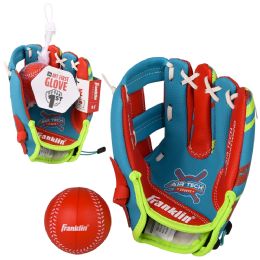 6 Bulk Franklin Air Tech Red Baseball Glove