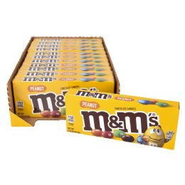 12 Bulk M&m Peanut Theater Box Candy