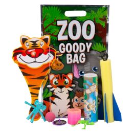 48 Bulk Zoo Goody Bag 6 Toys (48bags)