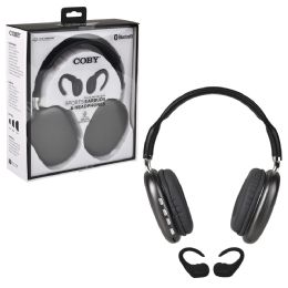 12 Bulk Coby Wireless Headphone Combo