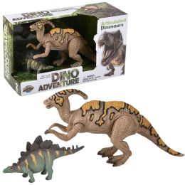 24 Bulk 9 inch Articulated Parasaurolophus Figurine