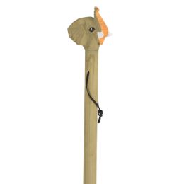 12 Bulk 48" Wooden Elephant Walking Stick
