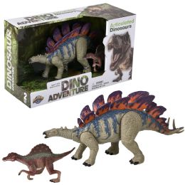 24 Bulk 9 inch Articulated Stegosaurus Figurine