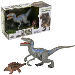 24 Bulk 9 inch Articulated Velociraptor Figurine