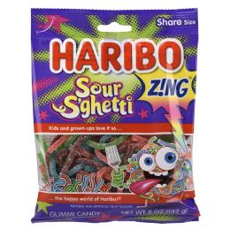 12 Bulk Peg Bag Haribo Sour Sghetti