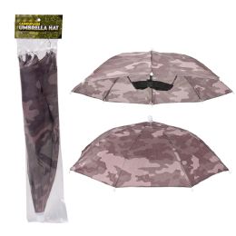 120 Bulk Camouflage Umbrella Hat 20 inch
