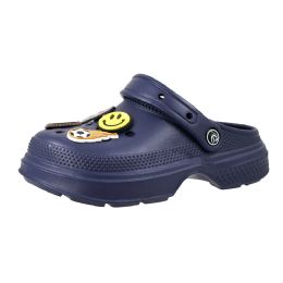 18 Bulk Little Boy's Charm Clog Navy