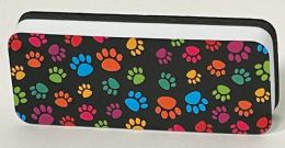 24 Bulk Magnetic Whiteboard Eraser Colorful Assorted Paw Pattern, 2 inch x 5 inch