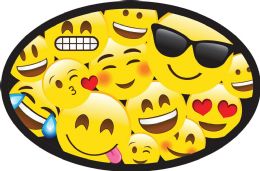 24 Bulk Magnetic Whiteboard Eraser Oval Emotion Icons