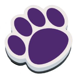 24 Bulk Magnetic Whiteboard Eraser Purple Paw