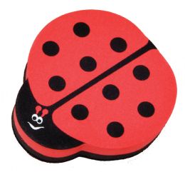 24 Bulk Magnetic Whiteboard Eraser Ladybug