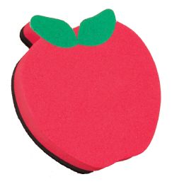 24 Bulk Magnetic Whiteboard Eraser Apple