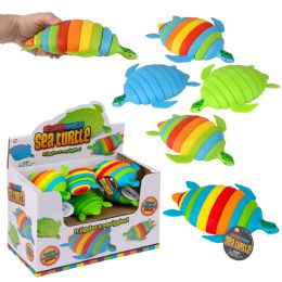 96 Bulk 7 inch Wiggle Sensory Sea Turtle 12ct