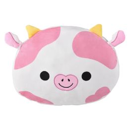 6 Bulk 16 inch Kawaii Strawberry Cow Pillow