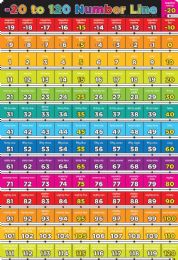 24 Bulk Number -20 To 120 13" X 19" Smart Poly Chart