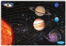 20 Bulk 10 Pack Smart Poly Learning Mats 12"x17", DoublE-Sided, Solar System 95014