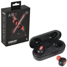24 Bulk Gentek Airbuds Air X True Wireless Earbuds (black)