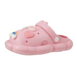 18 Bulk Toddler's Girl's Charm Clog Pink