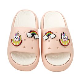 15 Bulk Girl's Charm Sandal White&peach