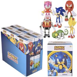 24 Bulk Sonic The Hedgehog Figurines 2.5 inch 12ct
