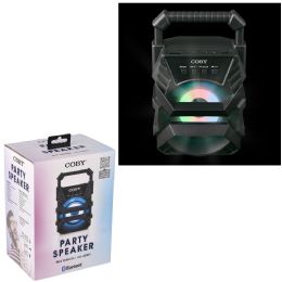 24 Bulk Coby Wireless Led Party Speaker