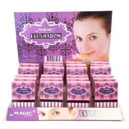 48 Bulk Eyeshadow Quad Palette In Countertop Display