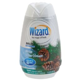 12 Bulk Air Freshener 7.8oz Winter Pine Forest Wizard Solid Adjustable