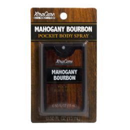 24 Bulk Body Mist .5oz Pocket Mahogany Bourbon