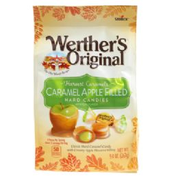 8 Bulk Werthers Original Caramel Apple Filled 9.4 Oz In Counter Display