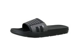 12 Bulk Men's Lines Sandal Black&gray