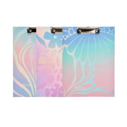 24 Bulk Clip Board Assorted Printed Designs 12x9inch