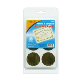 288 Bulk 2" 7-Piece Gold Seal Label
