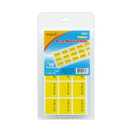 288 Bulk Price Mark Label Yellow 12-Piece